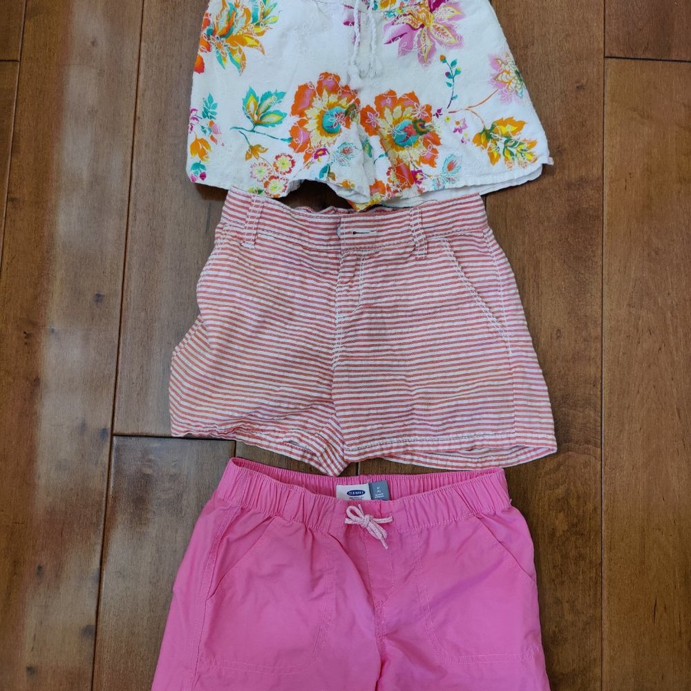 3 Pairs Girls Shorts Size 8